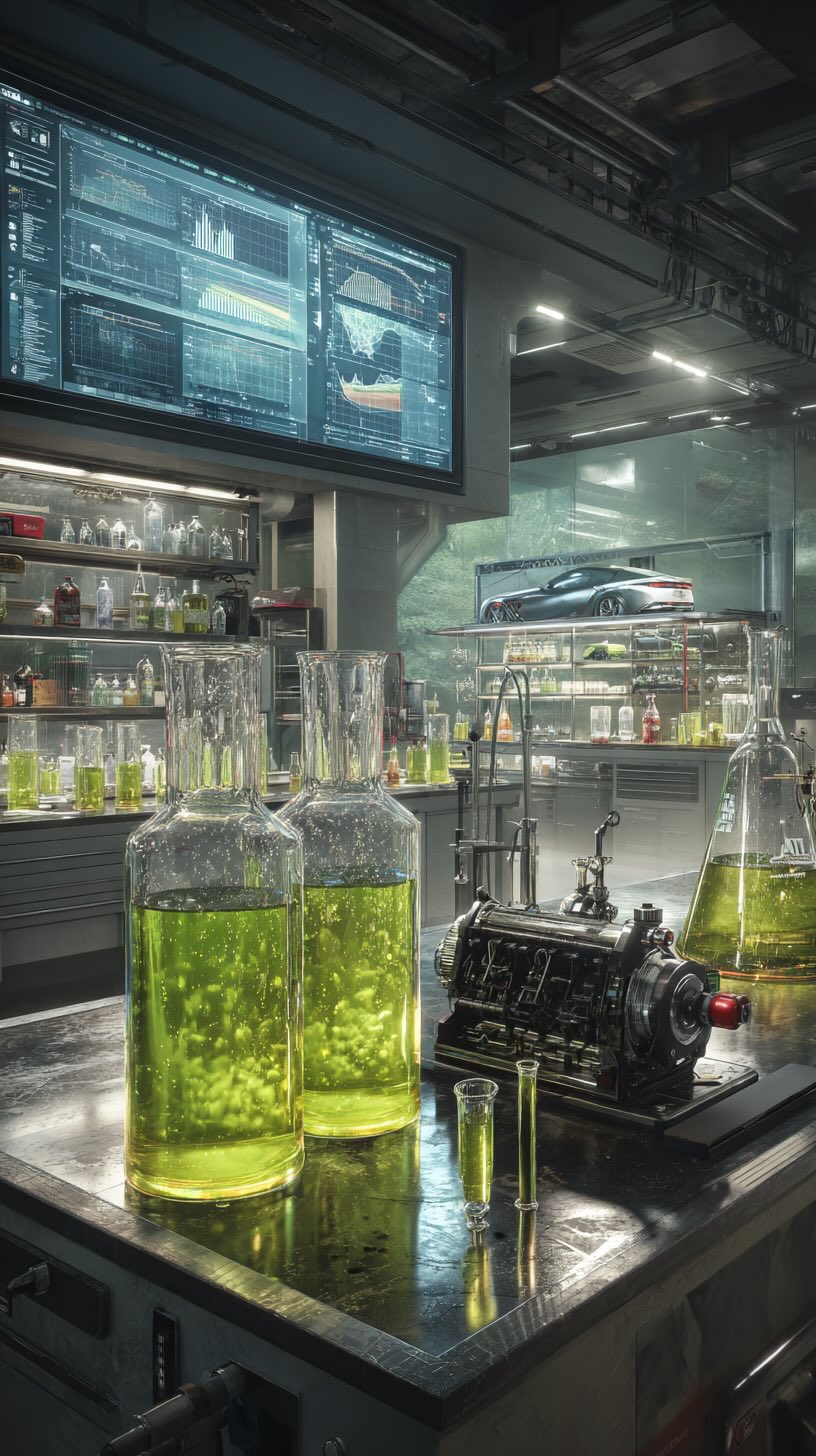 Scientists converting algae biomass into biofuel